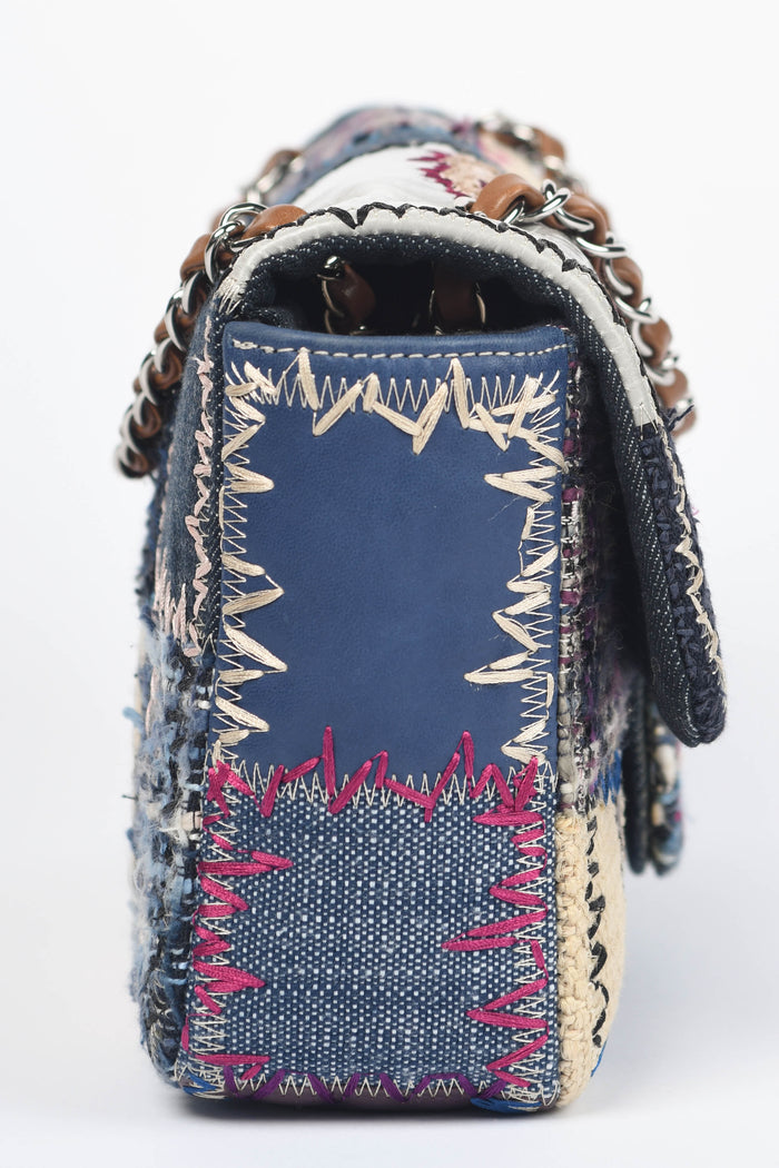 RARE 2010s Chanel Patchwork Single Medium Flap Shoulder Bag