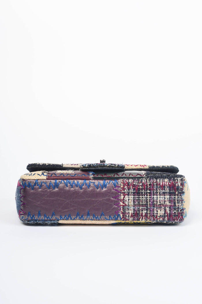 RARE 2010s Chanel Patchwork Single Medium Flap Shoulder Bag
