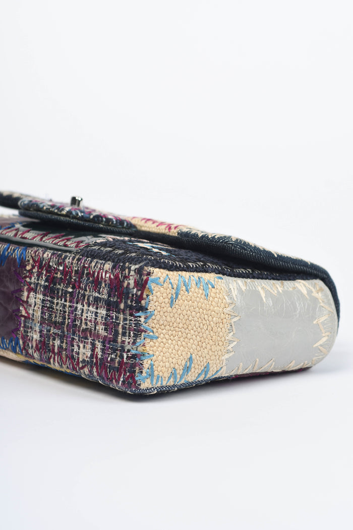 RARE 2010s Chanel Patchwork Single Medium Flap Shoulder Bag