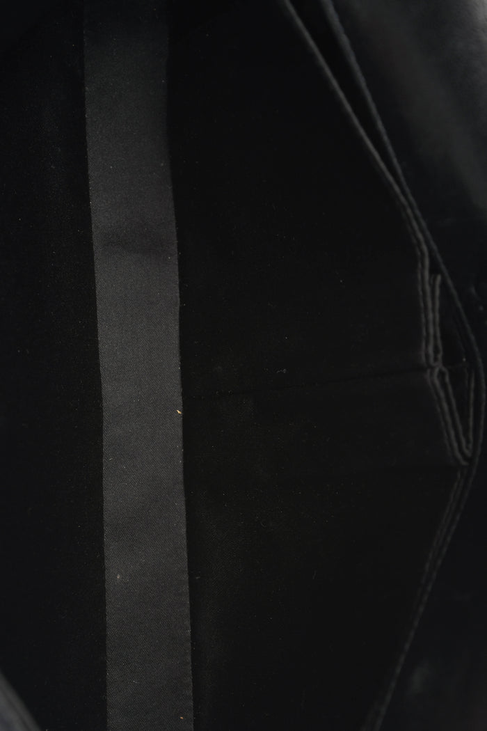 2000s Chanel Black Travel Line East West Shoulder Bag