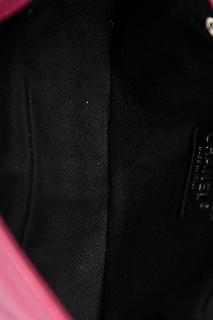 2014 Chanel Pink Patent Leather Coco Shine Small Flap Shoulder Bag