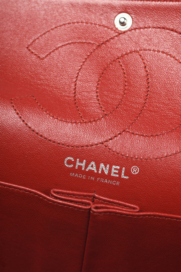2010s Chanel Red Aged Calfskin Medium Reissue Flap Shoulder Bag