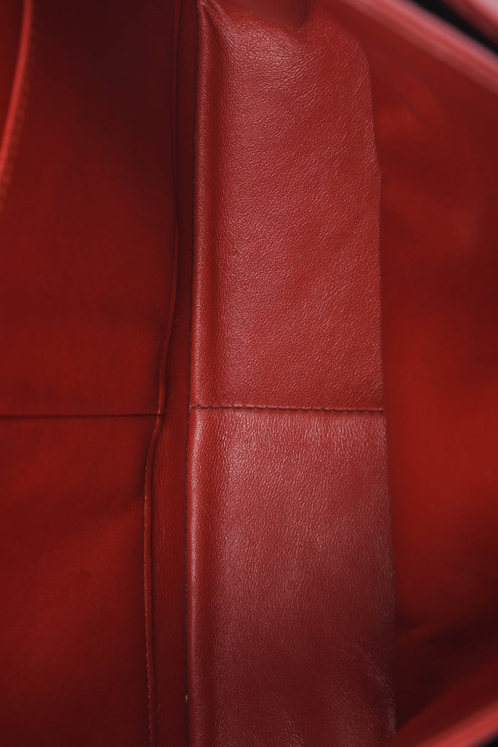 2010s Chanel Red Aged Calfskin Medium Reissue Flap Shoulder Bag