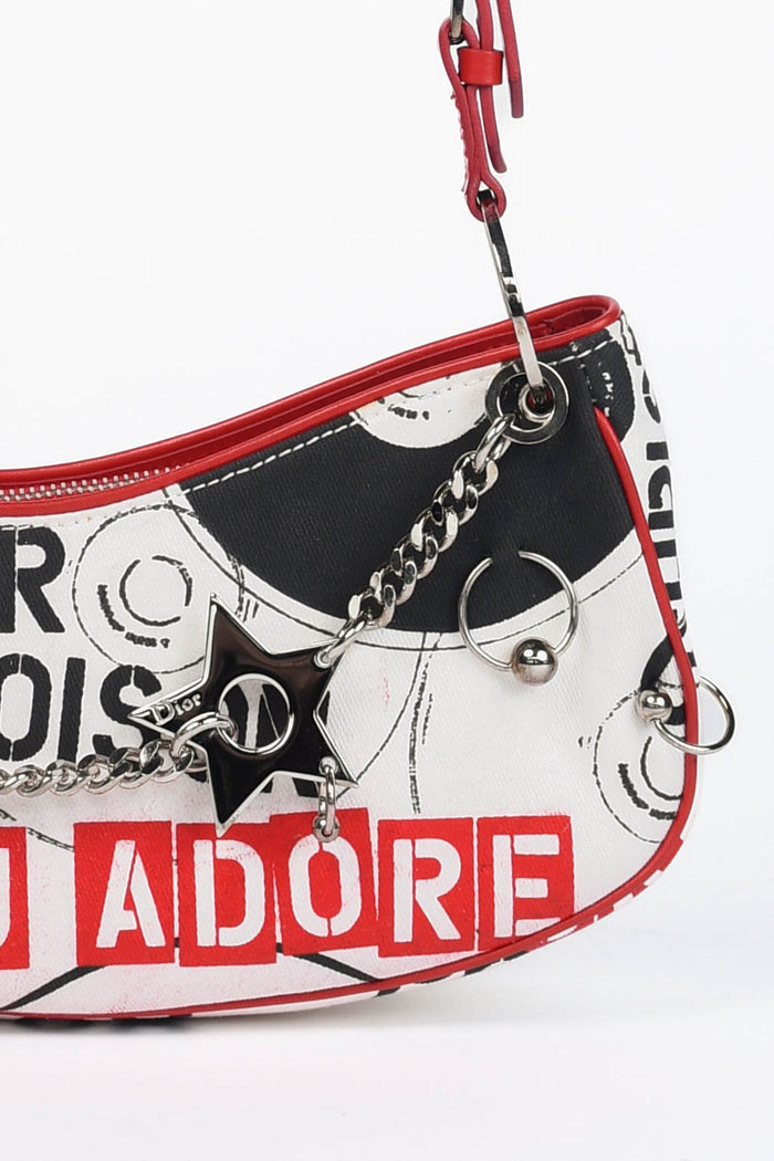 RARE Christian Dior John Galliano Hardcore Piercing Shoulder Bag