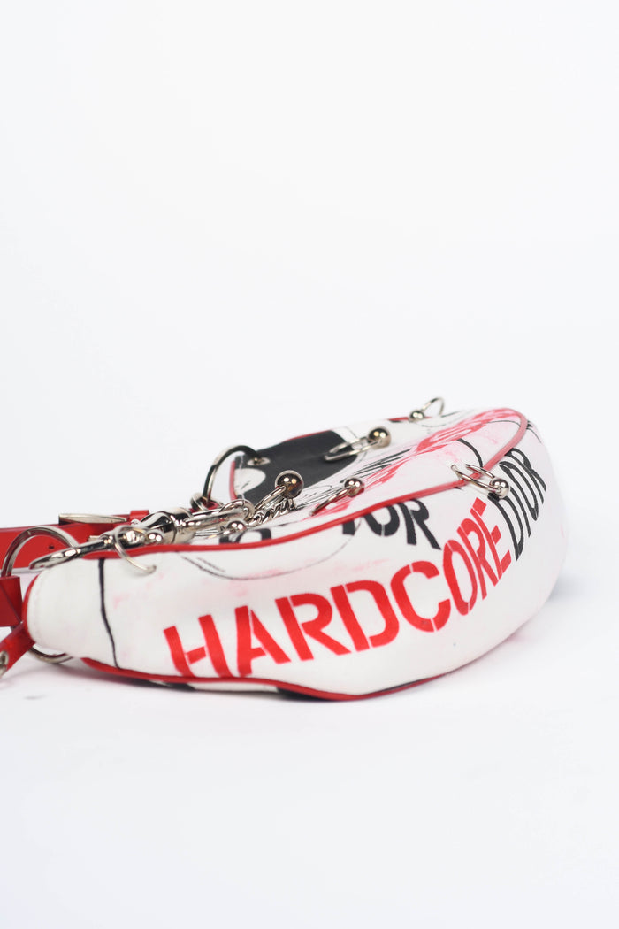 RARE Christian Dior John Galliano Hardcore Piercing Shoulder Bag