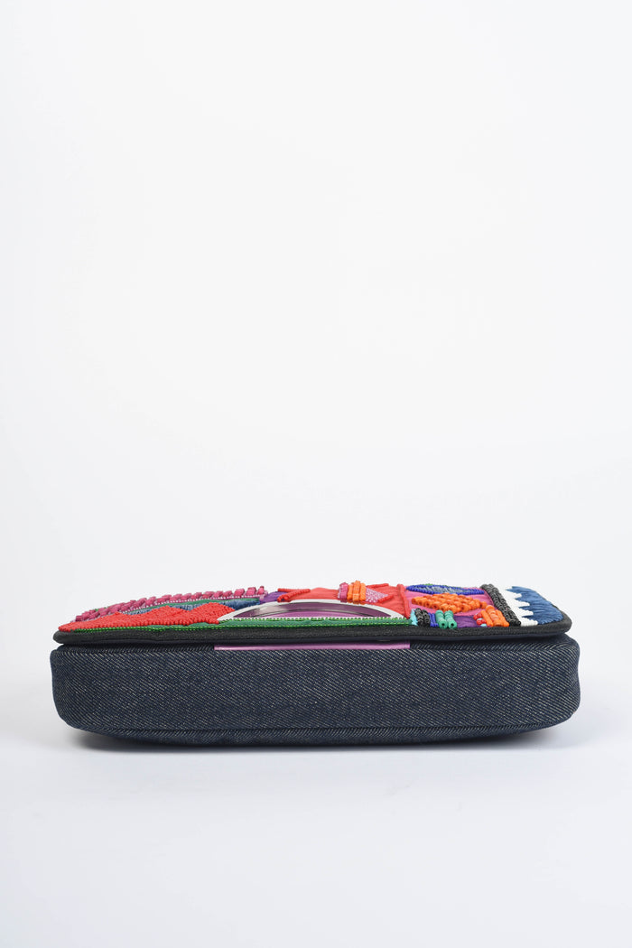 Limited Edition 2000s Christian Dior Malice Multicoloured Beaded Shoulder Bag