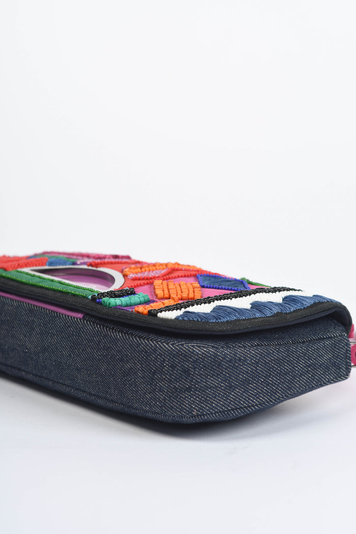 Limited Edition 2000s Christian Dior Malice Multicoloured Beaded Shoulder Bag