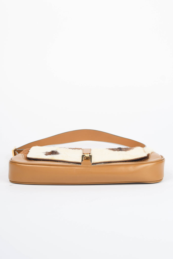 RARE Vintage Gucci Pony Hair Jackie Shoulder Bag