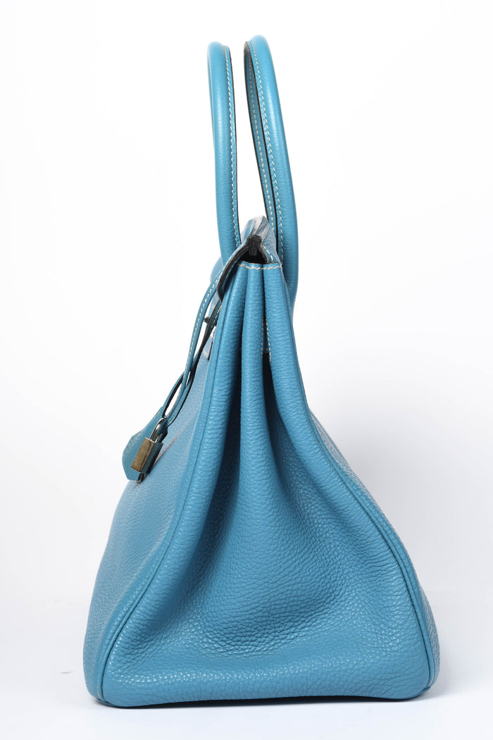 2005 Hermès Birkin 35cm in Blue Jean Togo Leather PHW