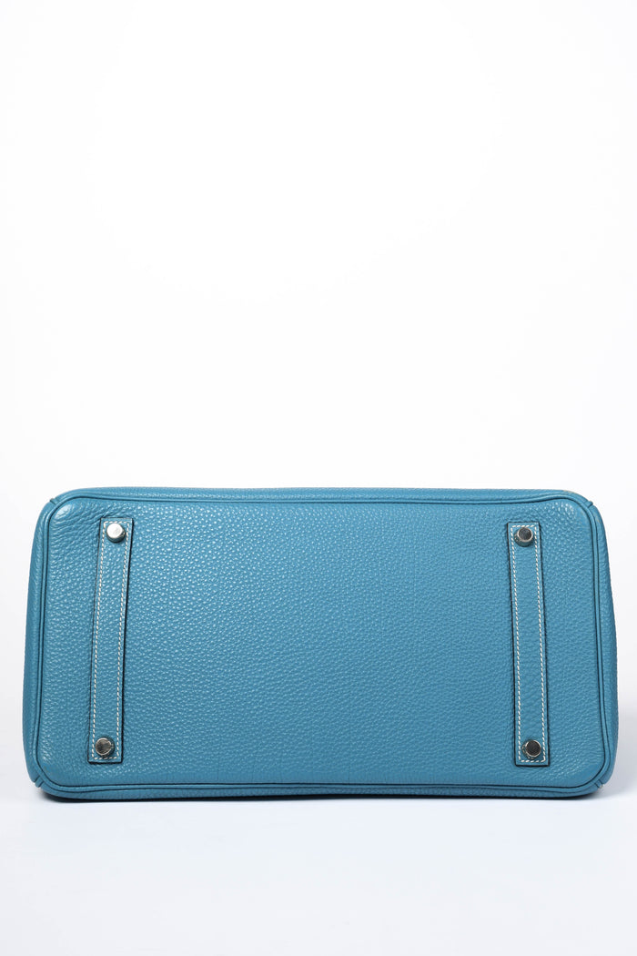 2005 Hermès Birkin 35cm in Blue Jean Togo Leather PHW