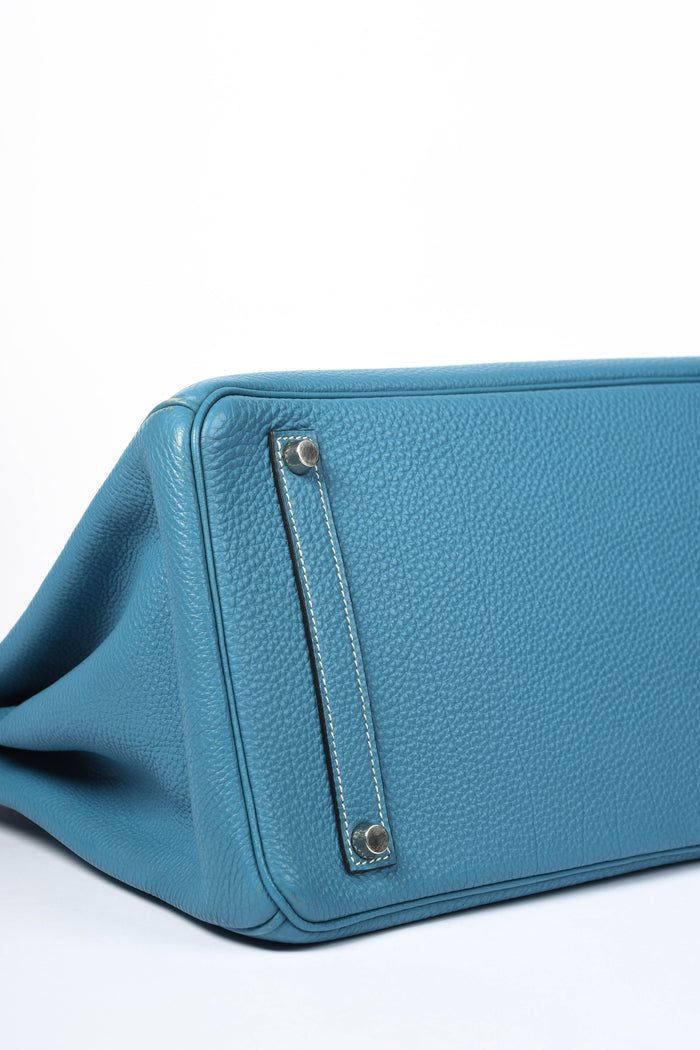 2005 Hermès Birkin 35cm in Blue Jean Togo Leather PHW