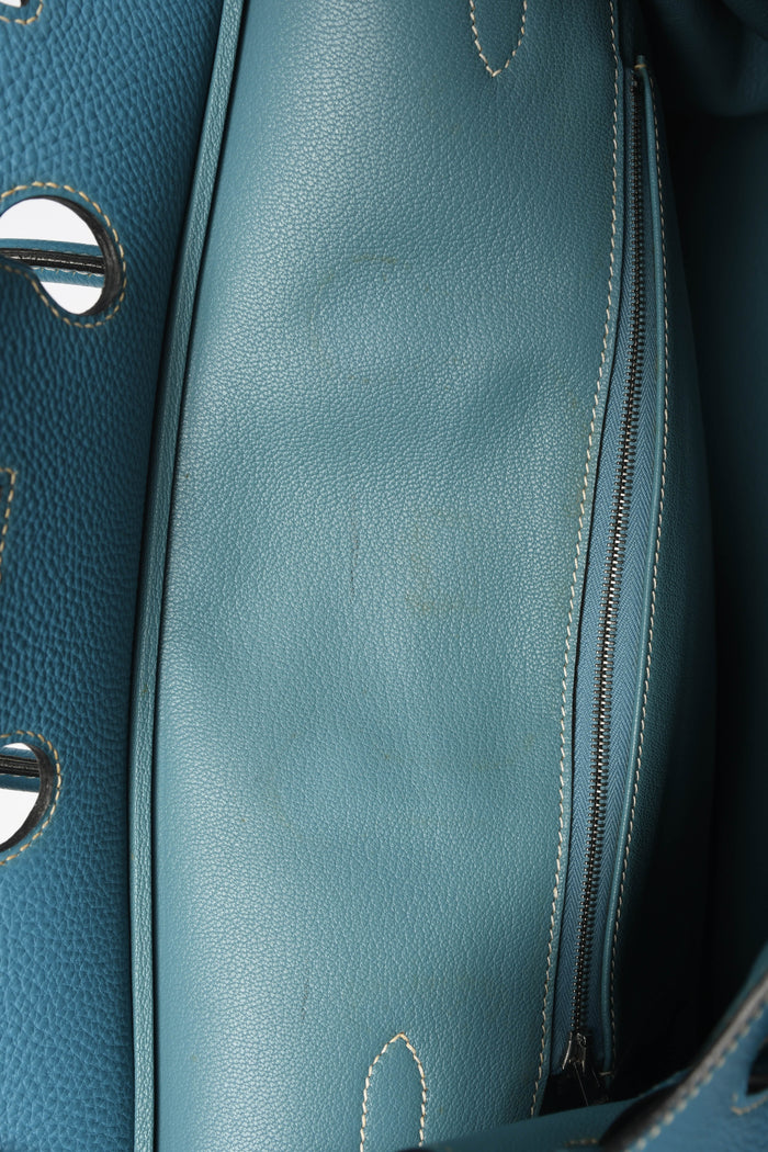 2005 Hermès Birkin 35cm in Blue Jean Togo Leather PHW