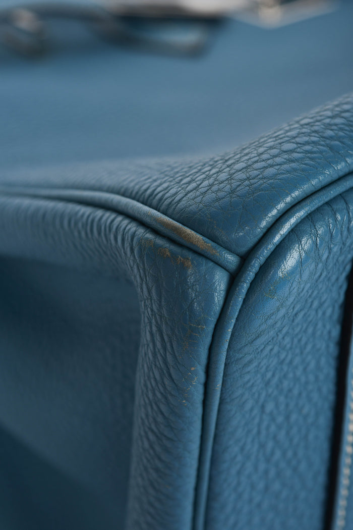 2005 Hermès Birkin 35cm in Blue Jean Togo Leather PHW