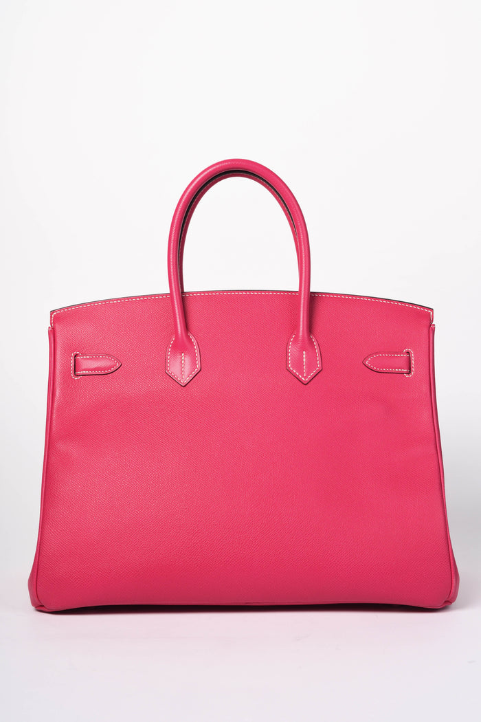 2013 Hermès Birkin 35cm in Rose Tyrian Epsom Leather PHW