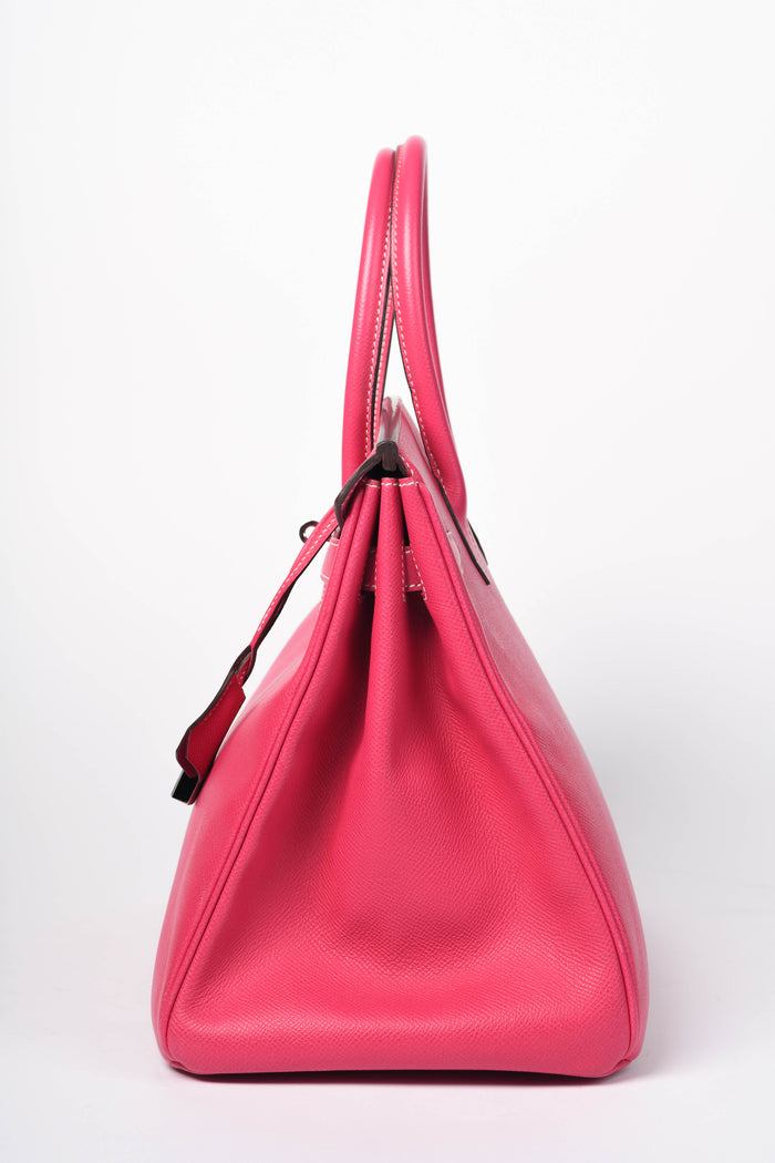 2013 Hermès Birkin 35cm in Rose Tyrian Epsom Leather PHW