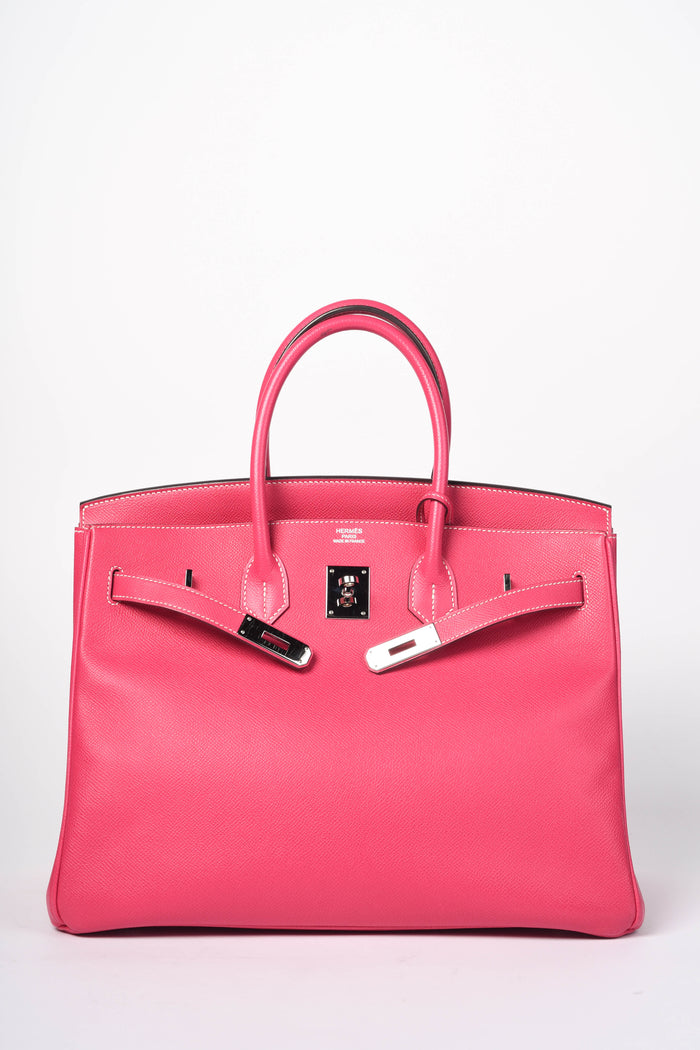 2013 Hermès Birkin 35cm in Rose Tyrian Epsom Leather PHW