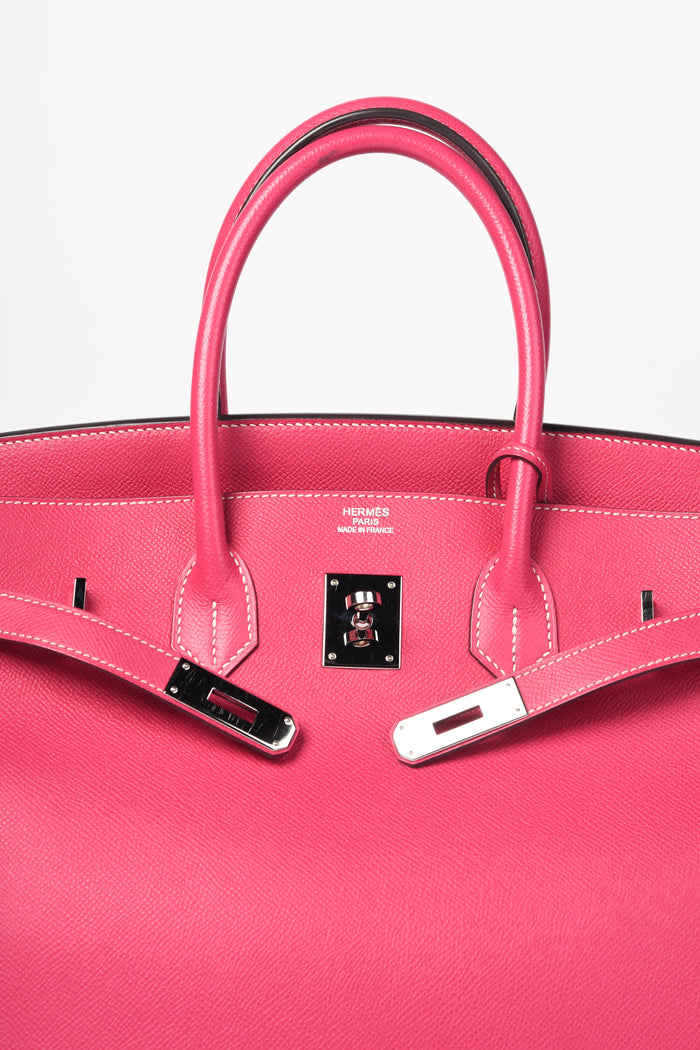 2013 Hermès Birkin 35cm in Rose Tyrian Epsom Leather PHW