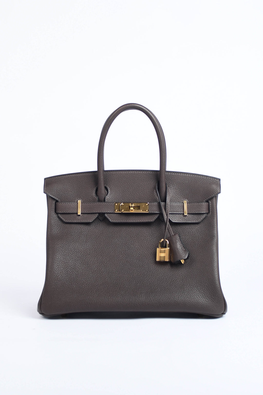2025 Hermes Birkin 30cm in Ebene Barenia Leather with GHW