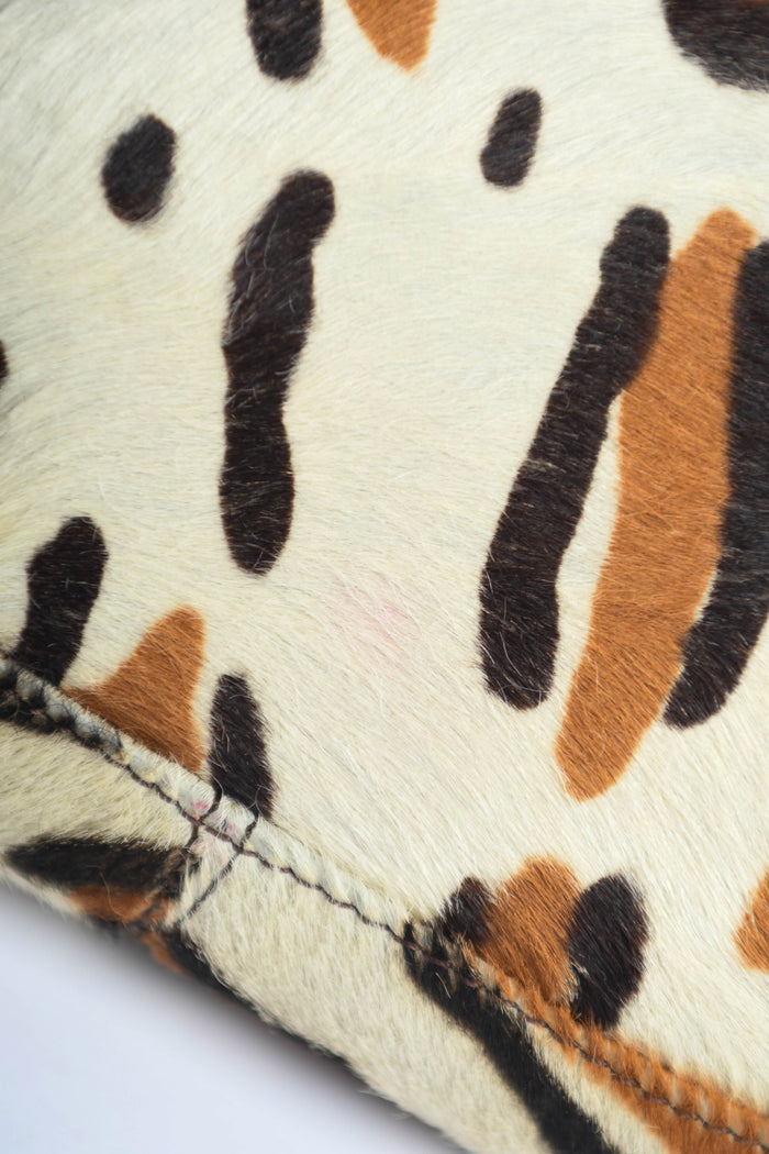 Vintage Fendi Leopard Pony Hair Baguette Shoulder Bag