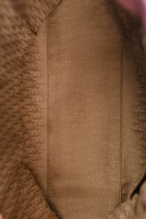 2000s Christian Dior Floral Embroidered Raffia Tote Bag