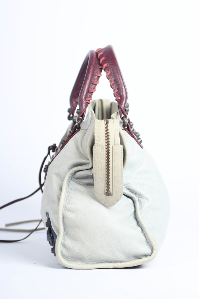 2010s Balenciaga Tri-Colour Leather City Bag