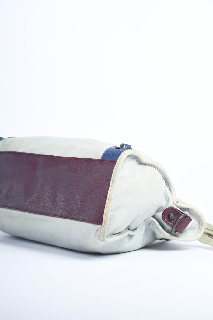2010s Balenciaga Tri-Colour Leather City Bag