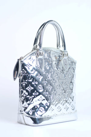 RARE Louis Vuitton Silver Lockit Small Top Handle Bag