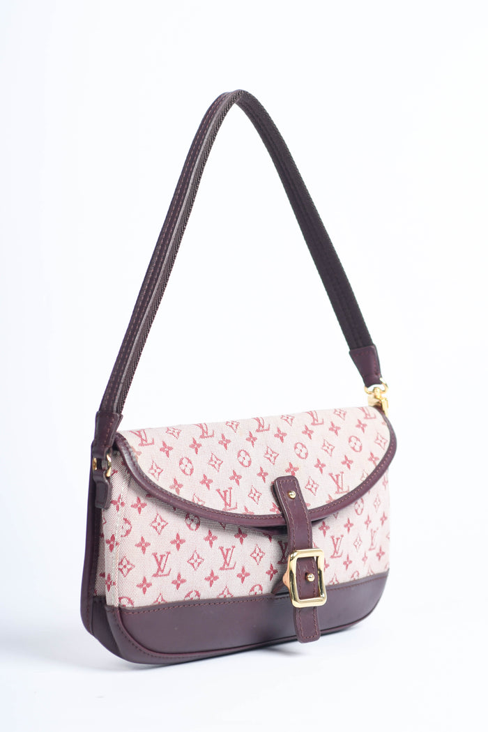 2000s Louis Vuitton Marjorie Red Shoulder Bag