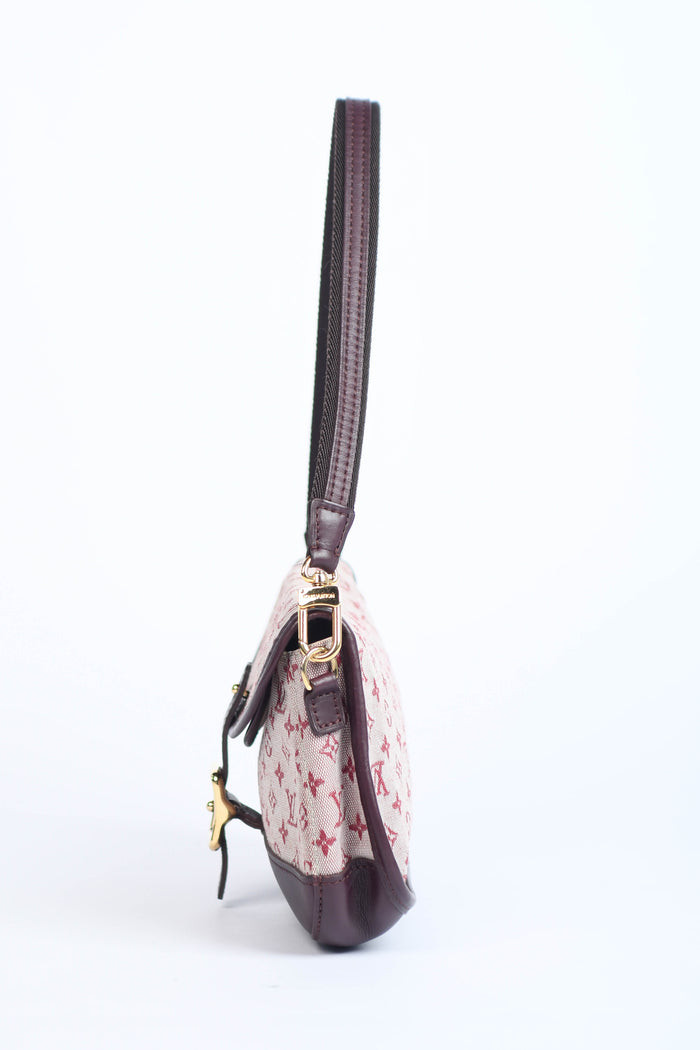 2000s Louis Vuitton Marjorie Red Shoulder Bag