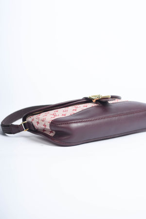 2000s Louis Vuitton Marjorie Red Shoulder Bag