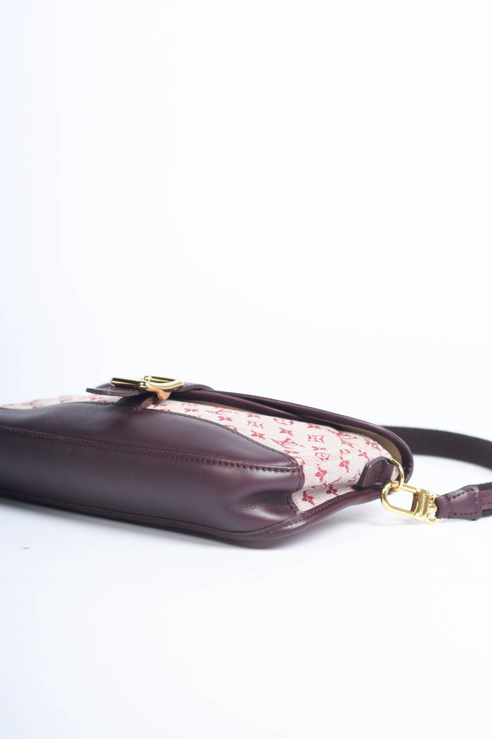 2000s Louis Vuitton Marjorie Red Shoulder Bag