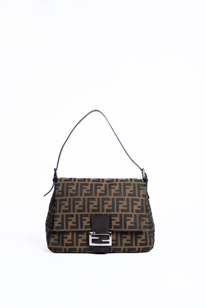 Vintage Fendi Zucca Mamma Shoulder Bag