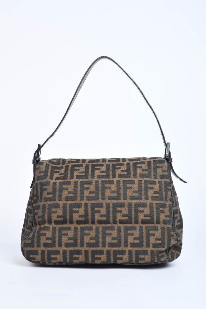 Vintage Fendi Zucca Mamma Shoulder Bag