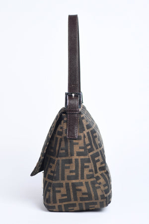 Vintage Fendi Zucca Mamma Shoulder Bag
