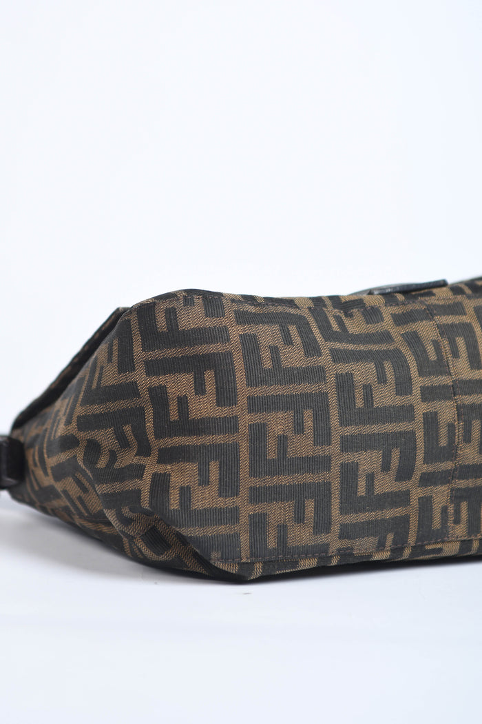 Vintage Fendi Zucca Mamma Shoulder Bag
