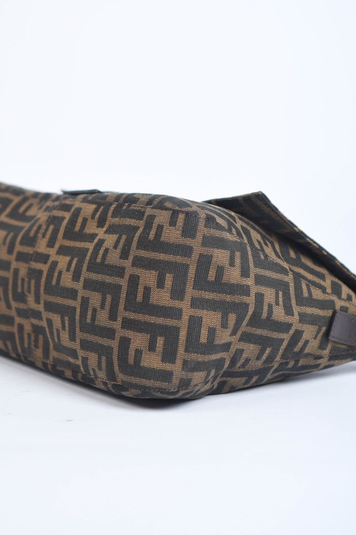 Vintage Fendi Zucca Mamma Shoulder Bag