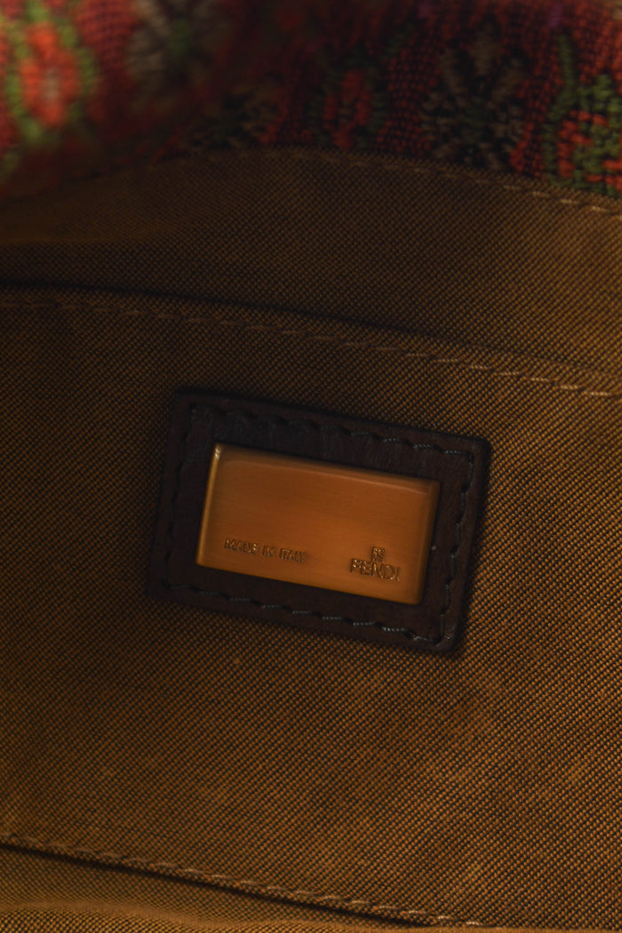 Vintage Fendi Brocade Shoulder Bag