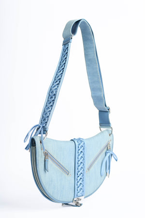 Vintage Christian Dior Galliano Denim Large Admit It Shoulder Bag