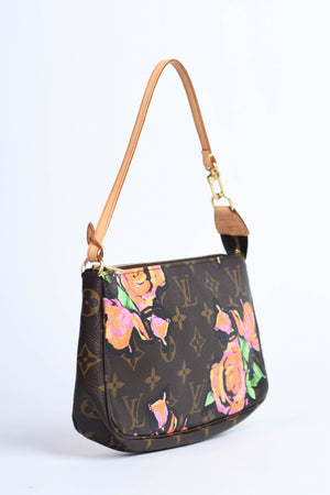 RARE Louis Vuitton x Stephen Sprouse Rose Pochette Accessoires
