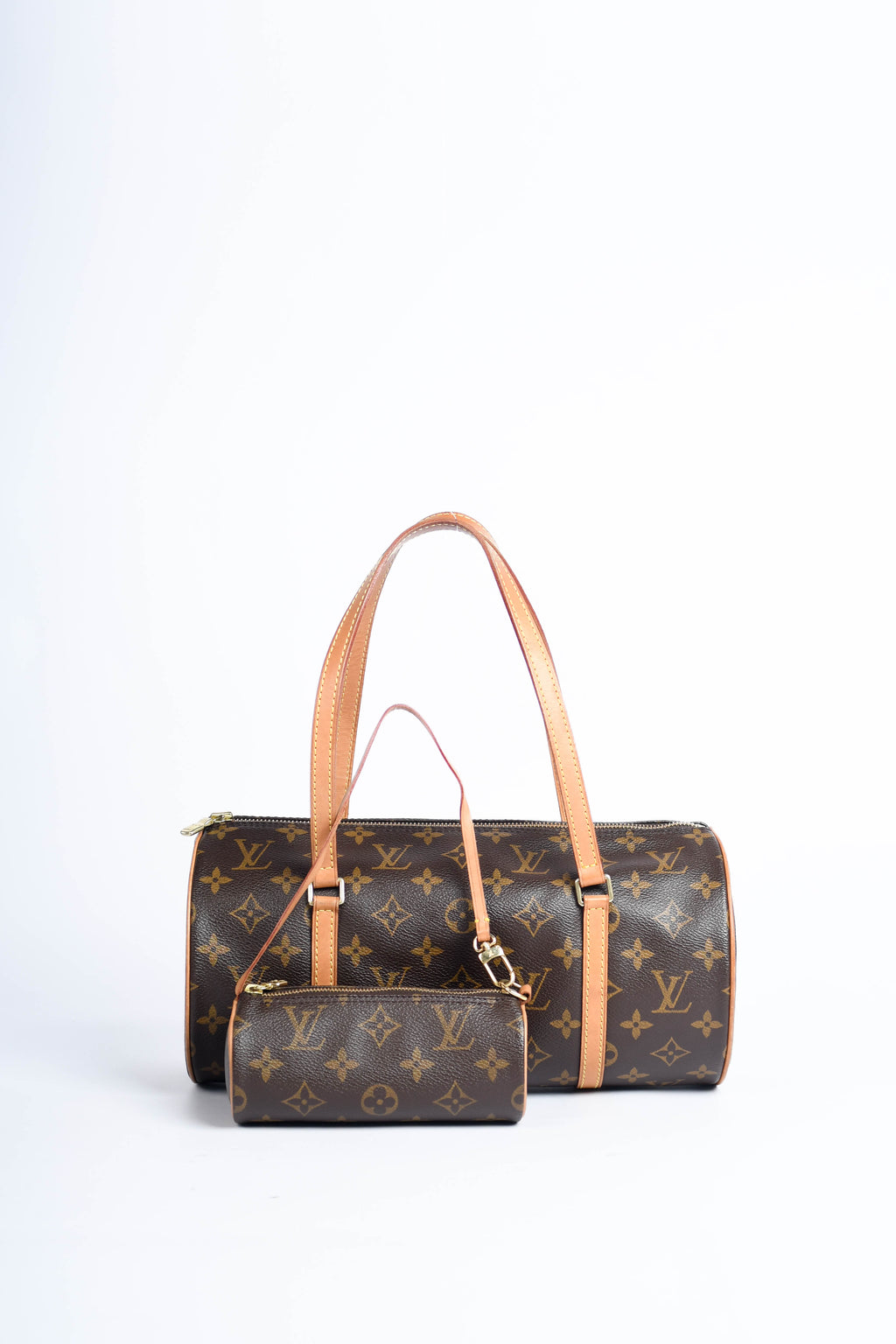 2000s Louis Vuitton Monogram Papillon 30cm Shoulder Bag