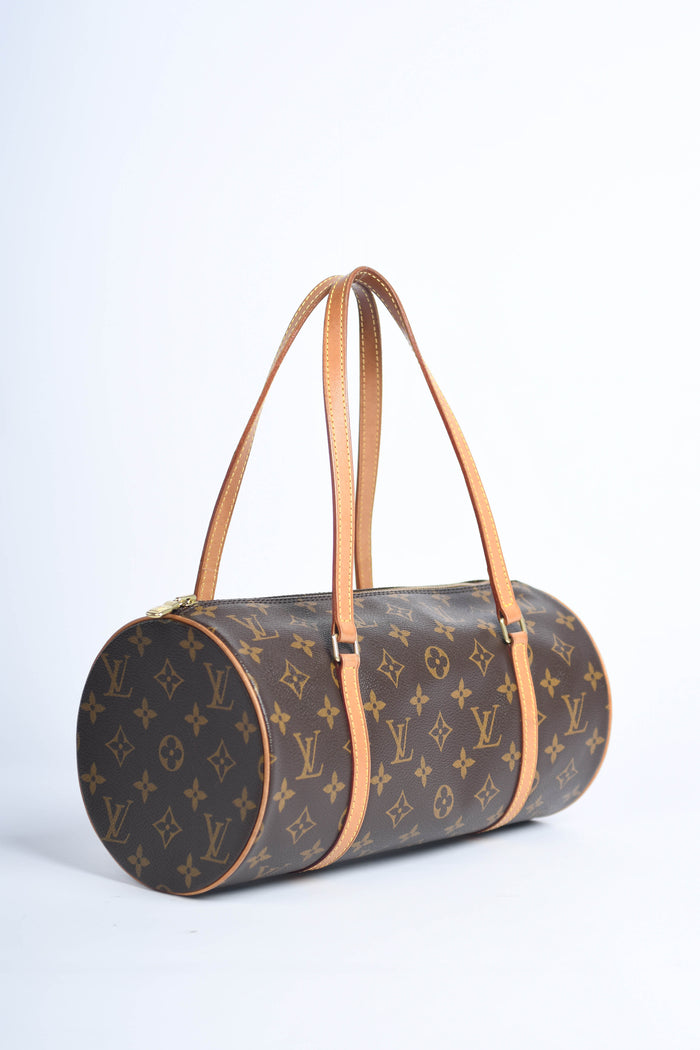 2000s Louis Vuitton Monogram Papillon 30cm Shoulder Bag