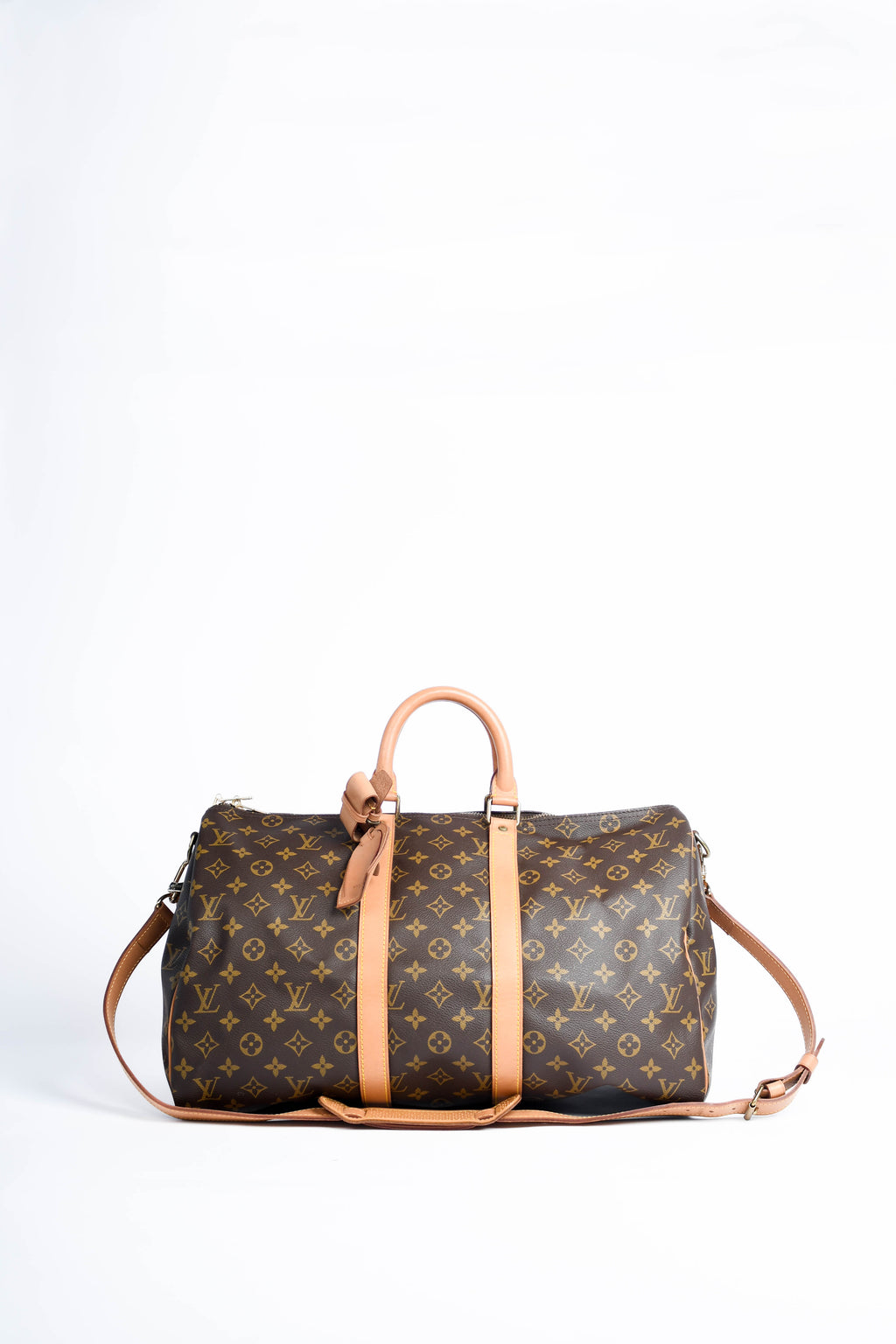 1980s Louis Vuitton 45cm Monogram Keepall Bandouliere