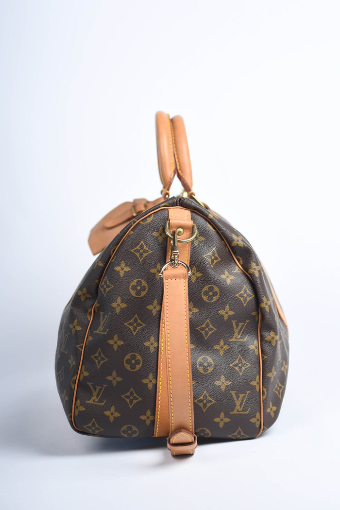 1980s Louis Vuitton 45cm Monogram Keepall Bandouliere