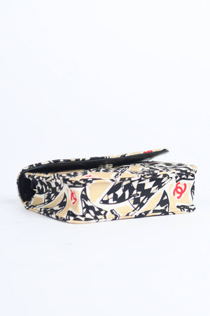 2022 Chanel Racing Checkered Flag Print Small Crossbody Bag