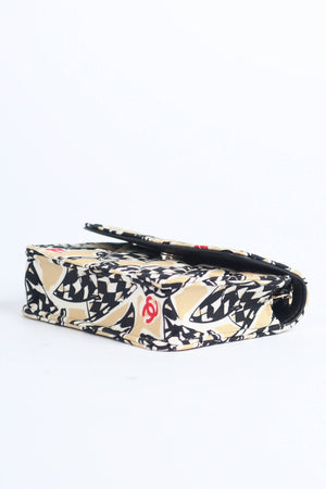 2022 Chanel Racing Checkered Flag Print Small Crossbody Bag