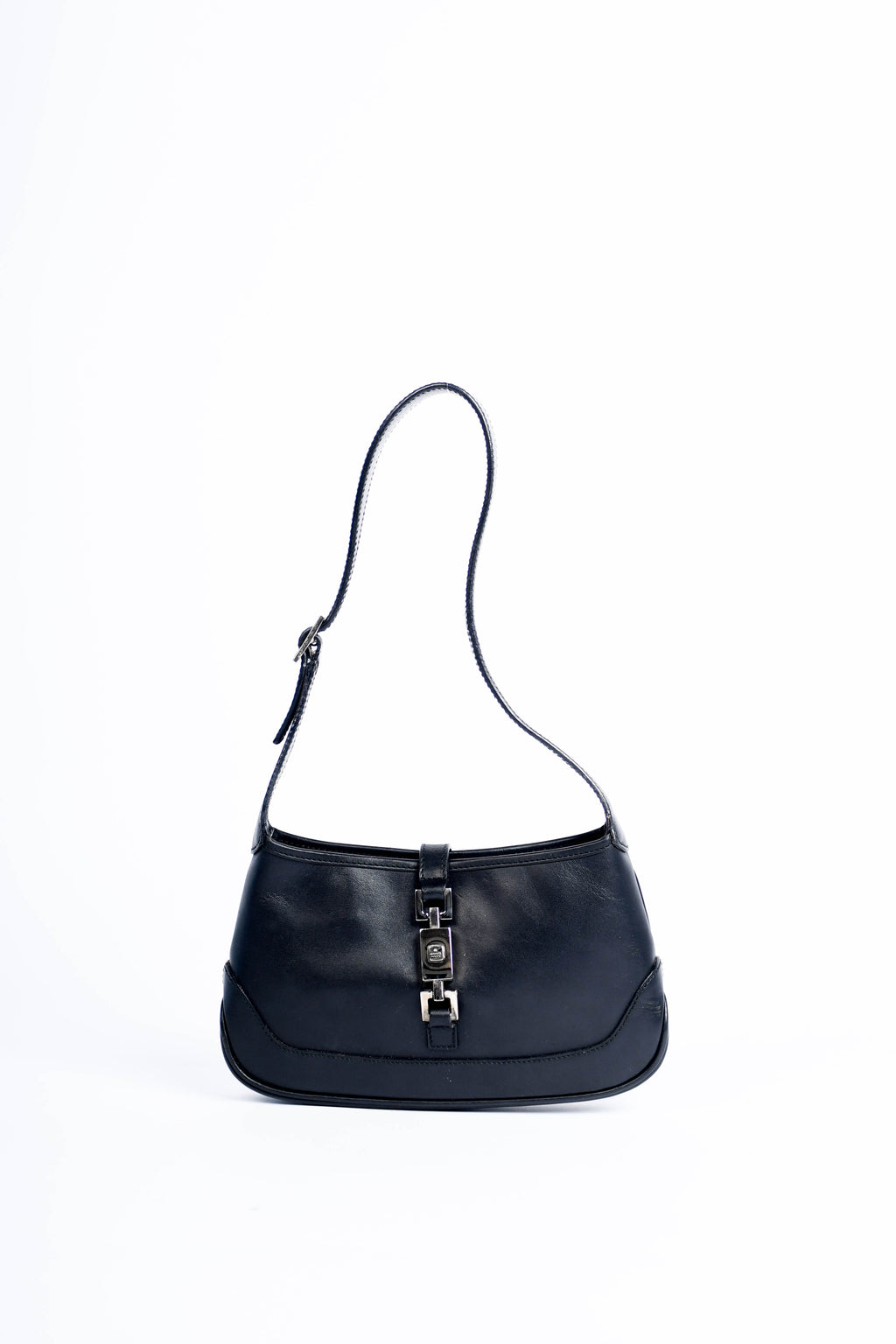 Vintage Gucci Black Leather Mini Jackie Bag