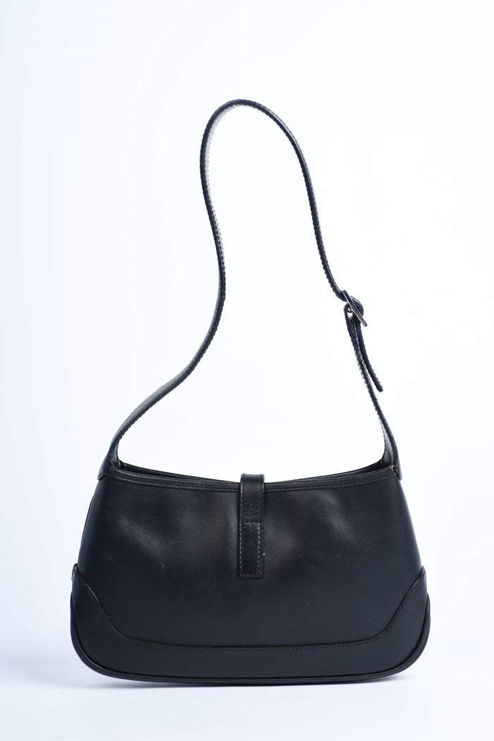 Vintage Gucci Black Leather Mini Jackie Bag
