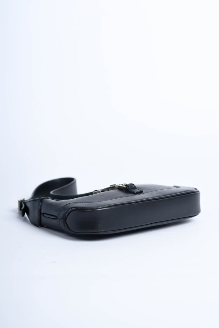 Vintage Gucci Black Leather Mini Jackie Bag
