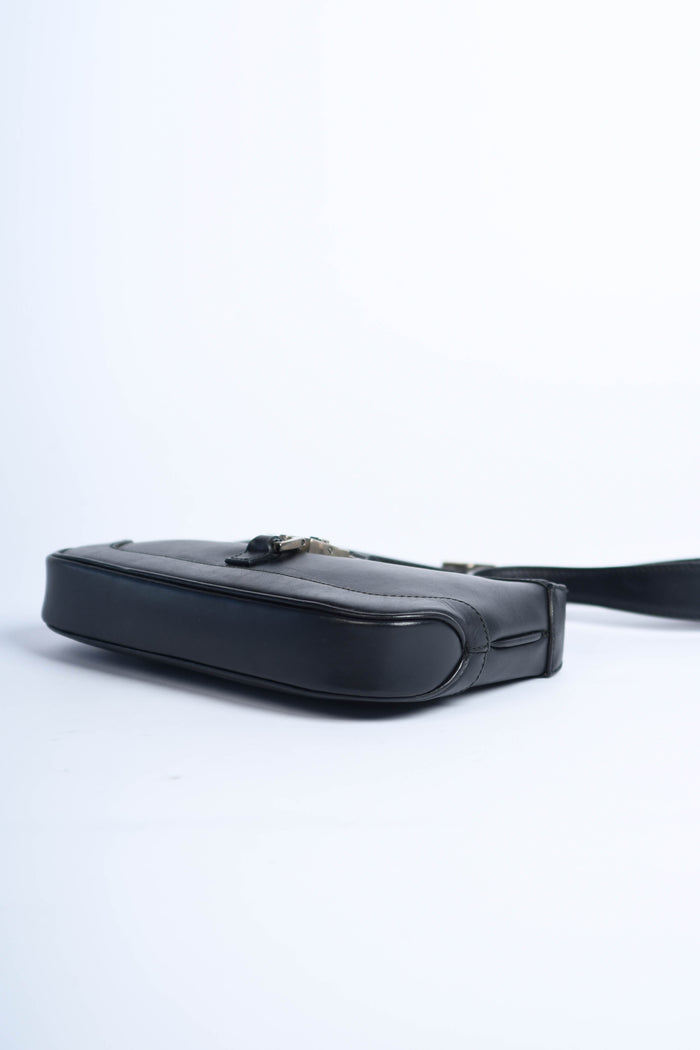 Vintage Gucci Black Leather Mini Jackie Bag