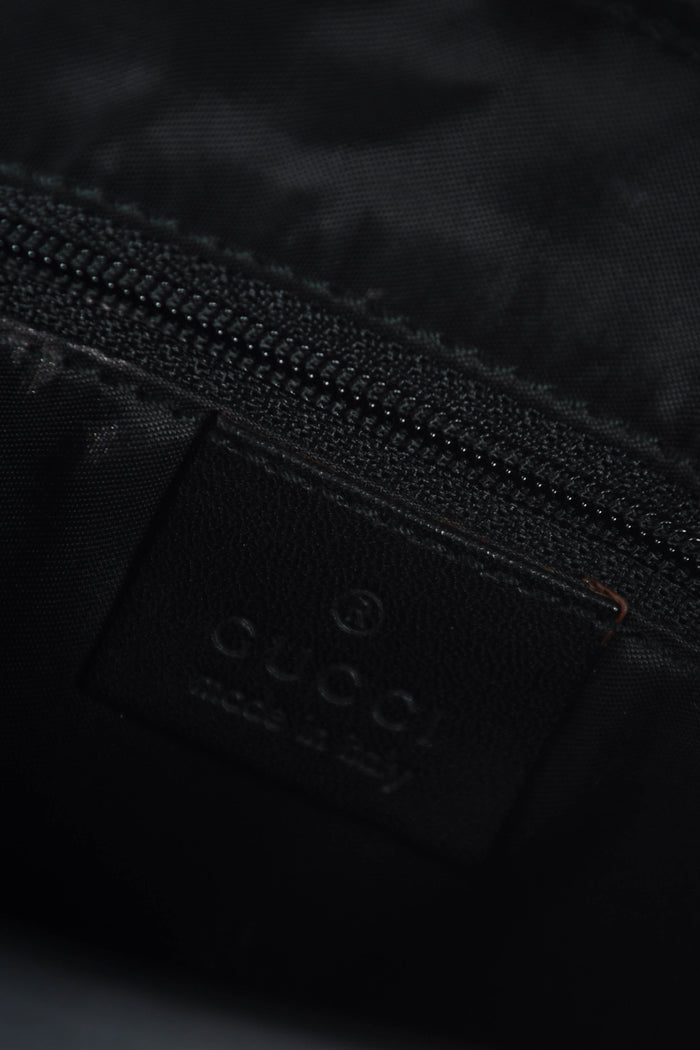 Vintage Gucci Black Leather Mini Jackie Bag